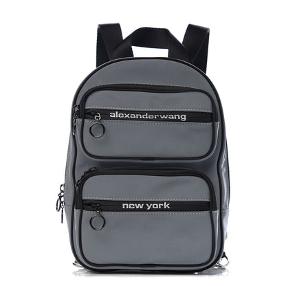 Alexander Wang Nylon Medium Attica Soft Backpack Reflective Silver 1 of 9