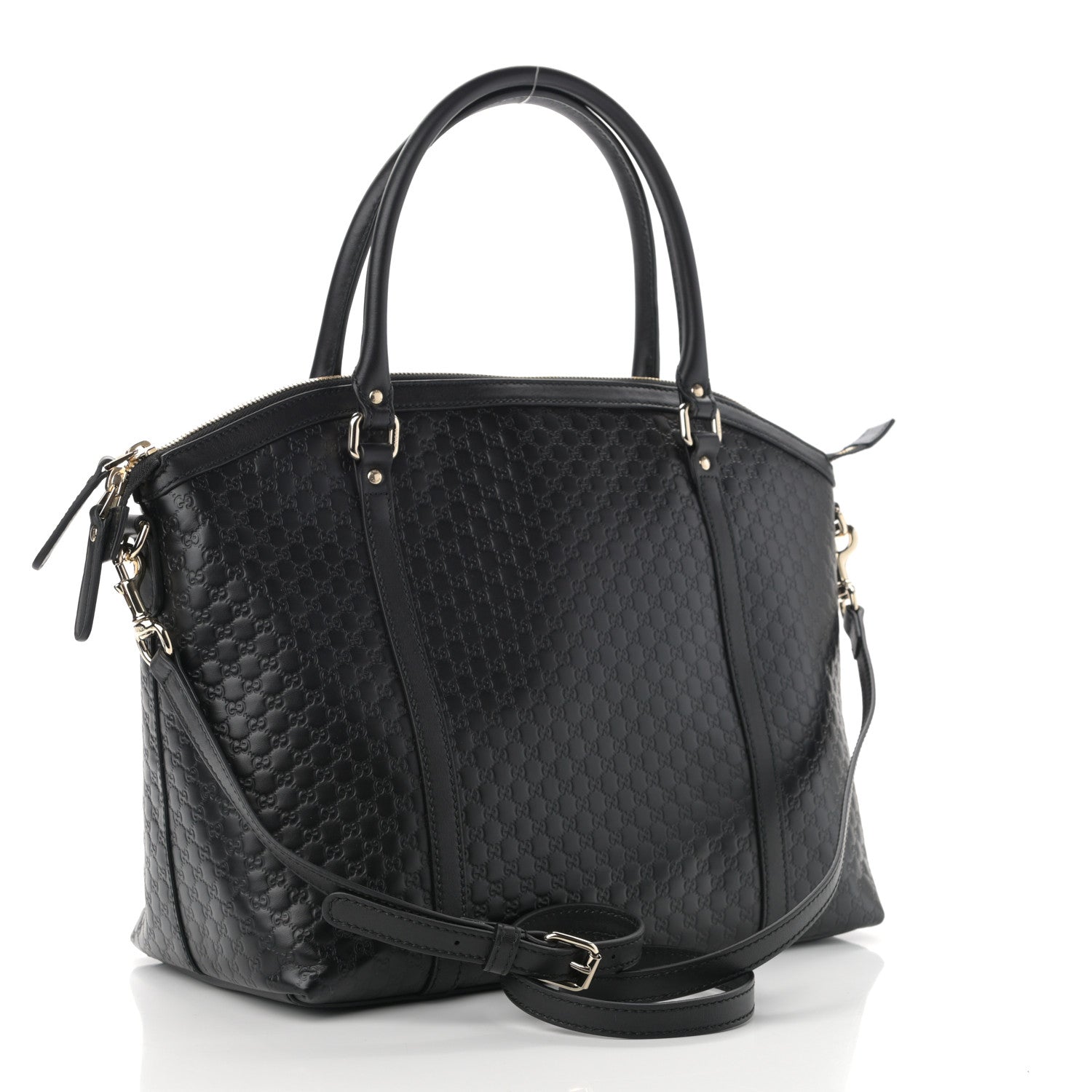 Gucci Soft Microguccissima Dome Satchel Black 3 of 13