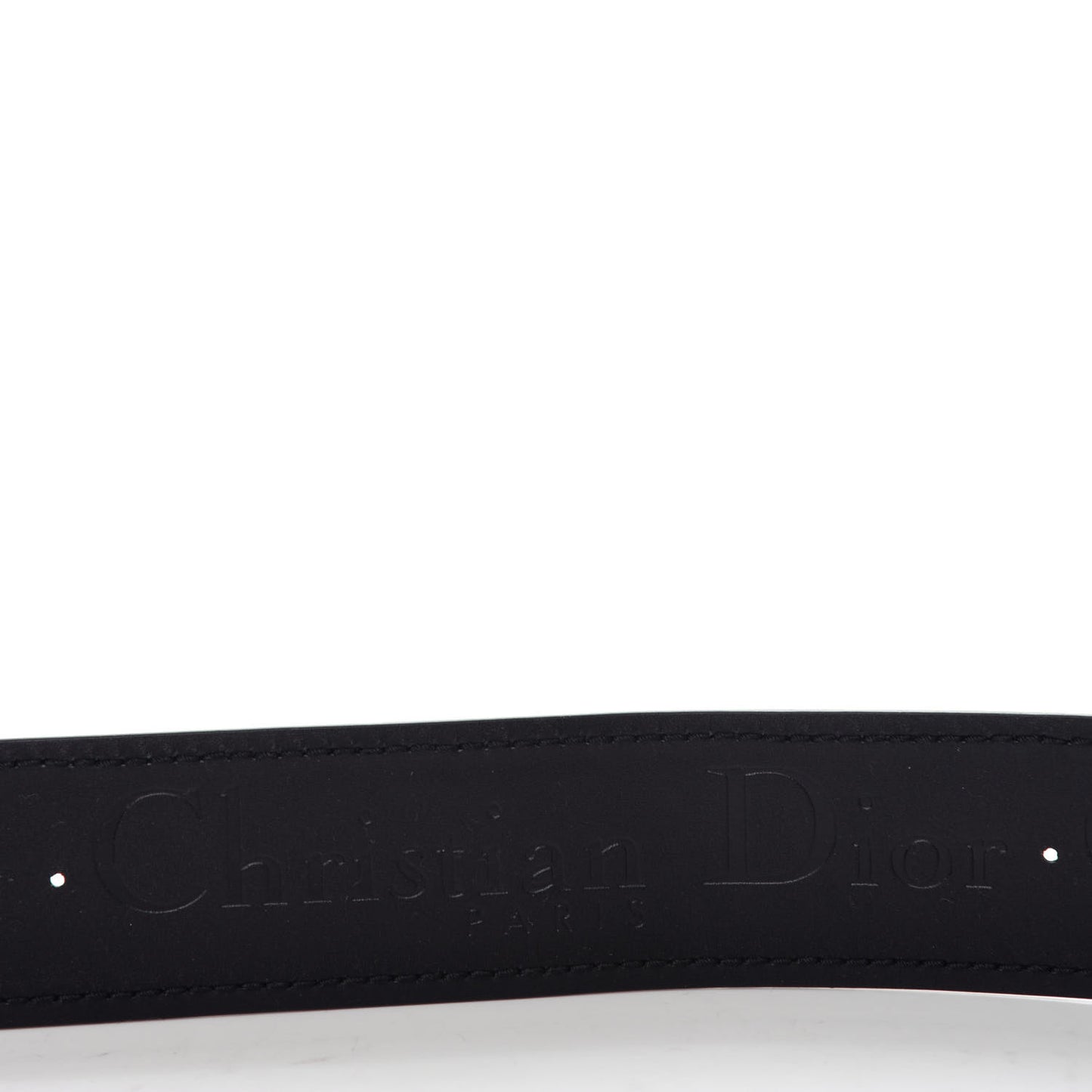Calfskin Studded J’Adior Shoulder Strap Black