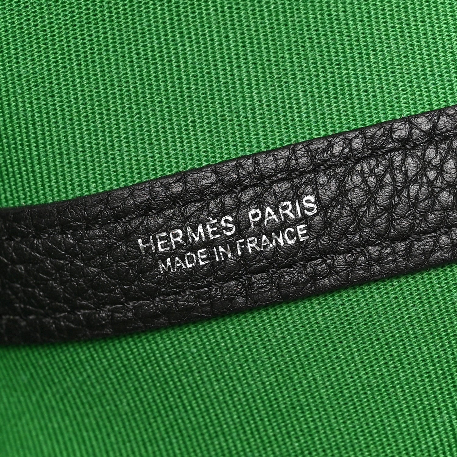 Hermes Toile Officier Negonda Garden Party Tote 36 MM Cactus Black 6 of 8