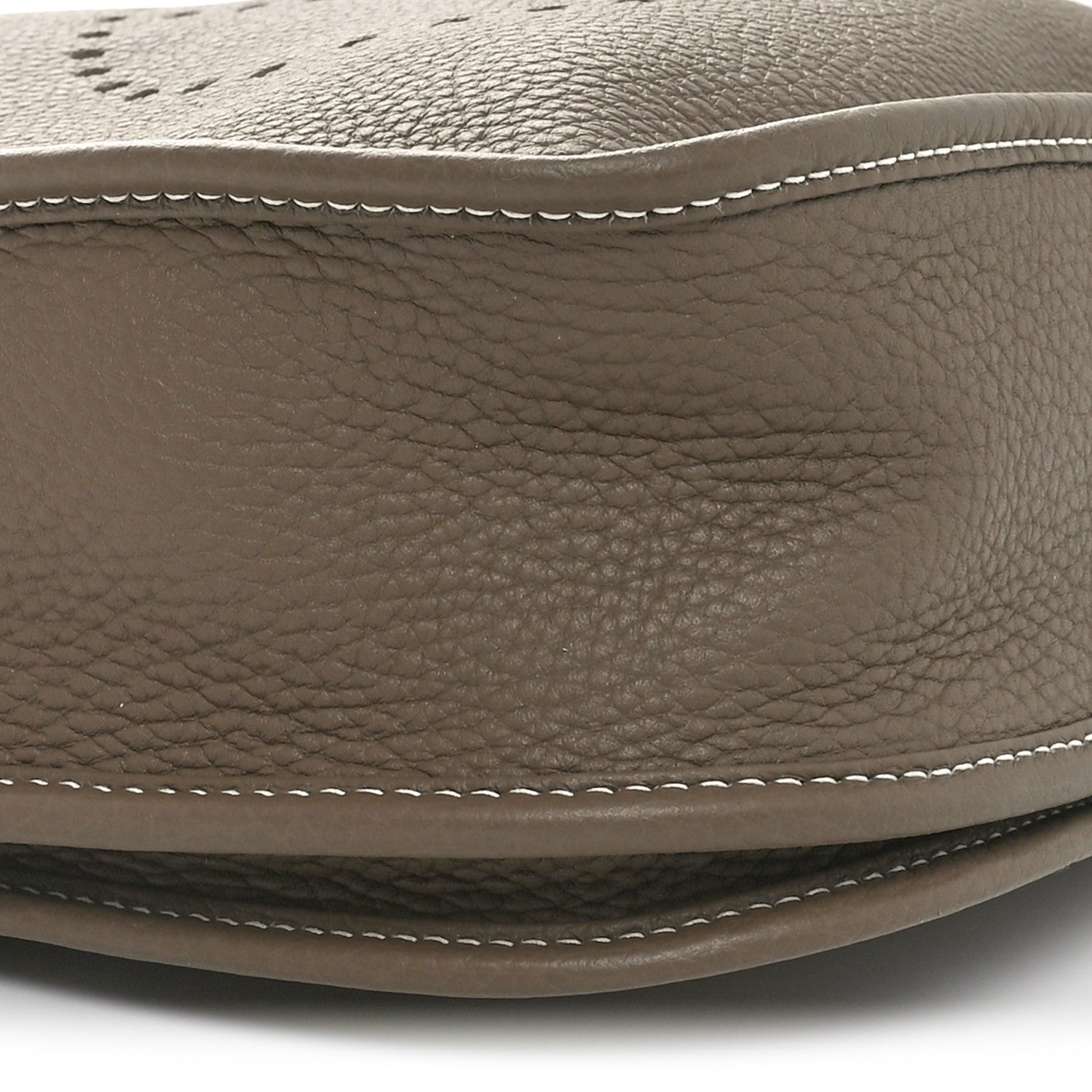 Hermes Taurillon Clemence Evelyne III PM Etoupe 9 of 10