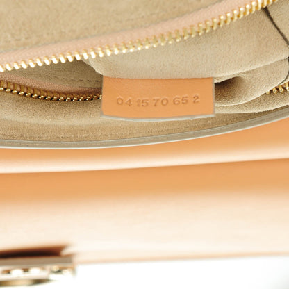 Chloe Suede Calfskin Medium Faye Shoulder Bag Misty Beige 7 of 7