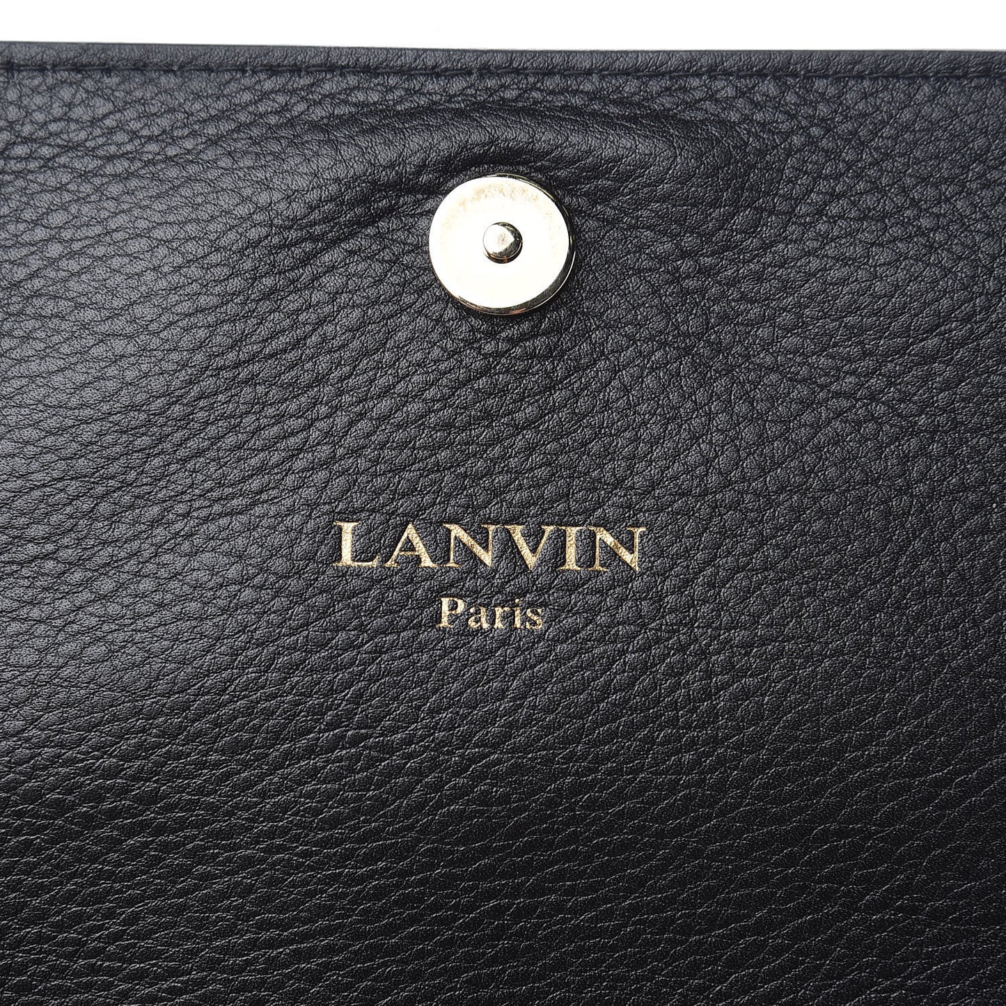 Calfskin Small Flap Shoulder Bag Black