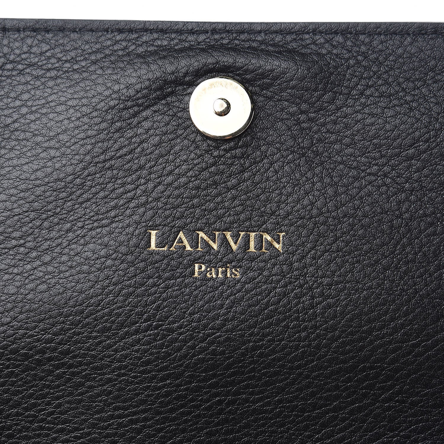 Lanvin Calfskin Small Flap Shoulder Bag Black 6 of 9