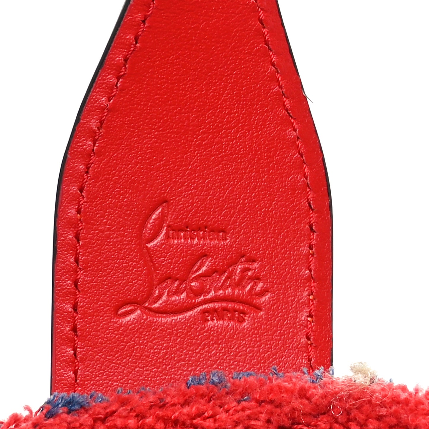 Denim Printed Mini Frangibus Tote Blue Multicolor