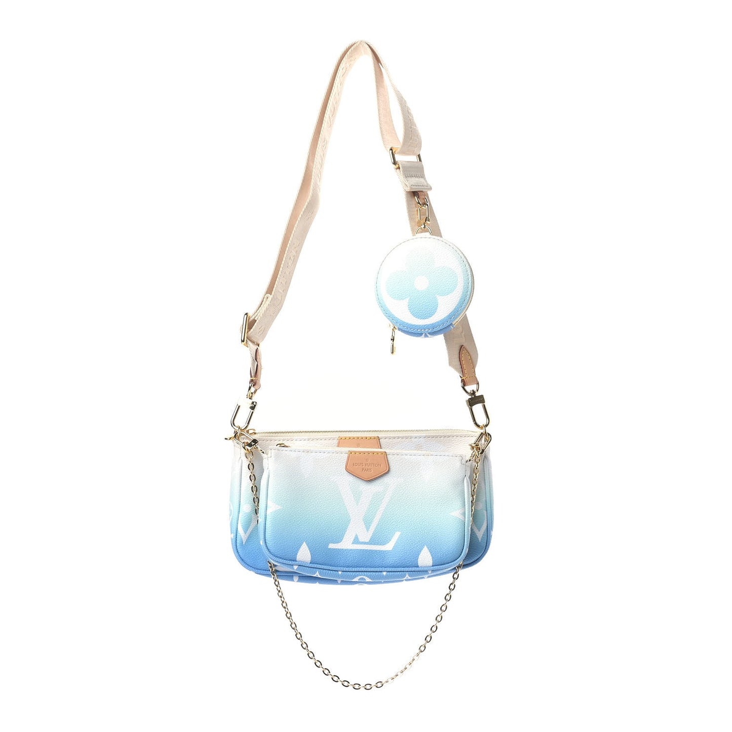 Monogram Giant By The Pool Multi Pochette Accessories Blue