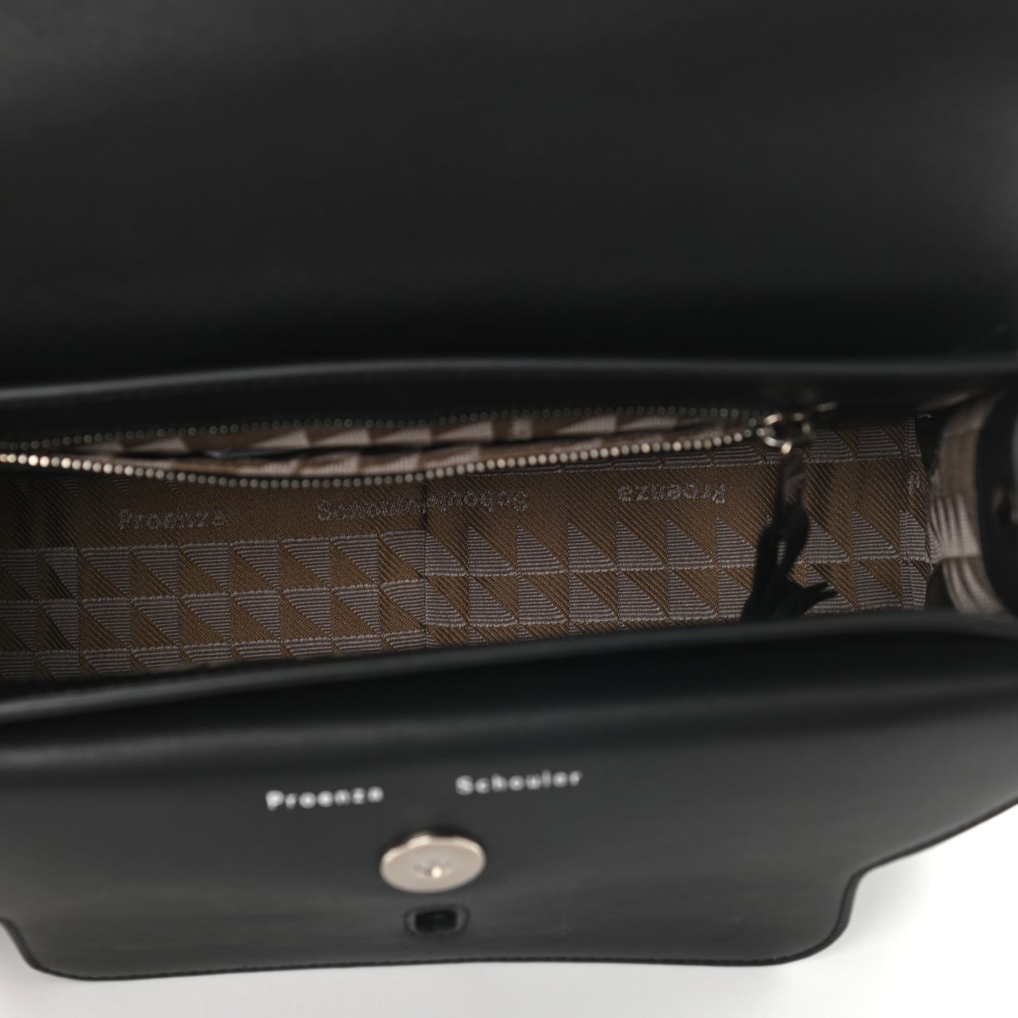 Calfskin Mini PS11 Classic Shoulder Bag Black