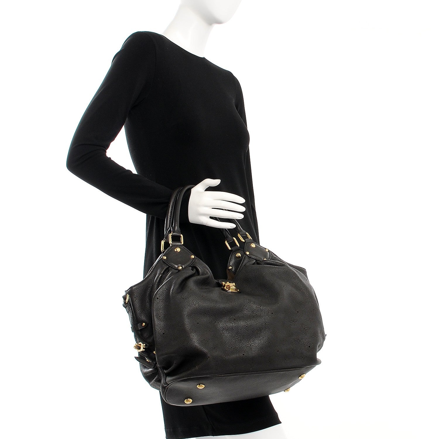 Louis Vuitton Mahina L Chocolate 2 of 20