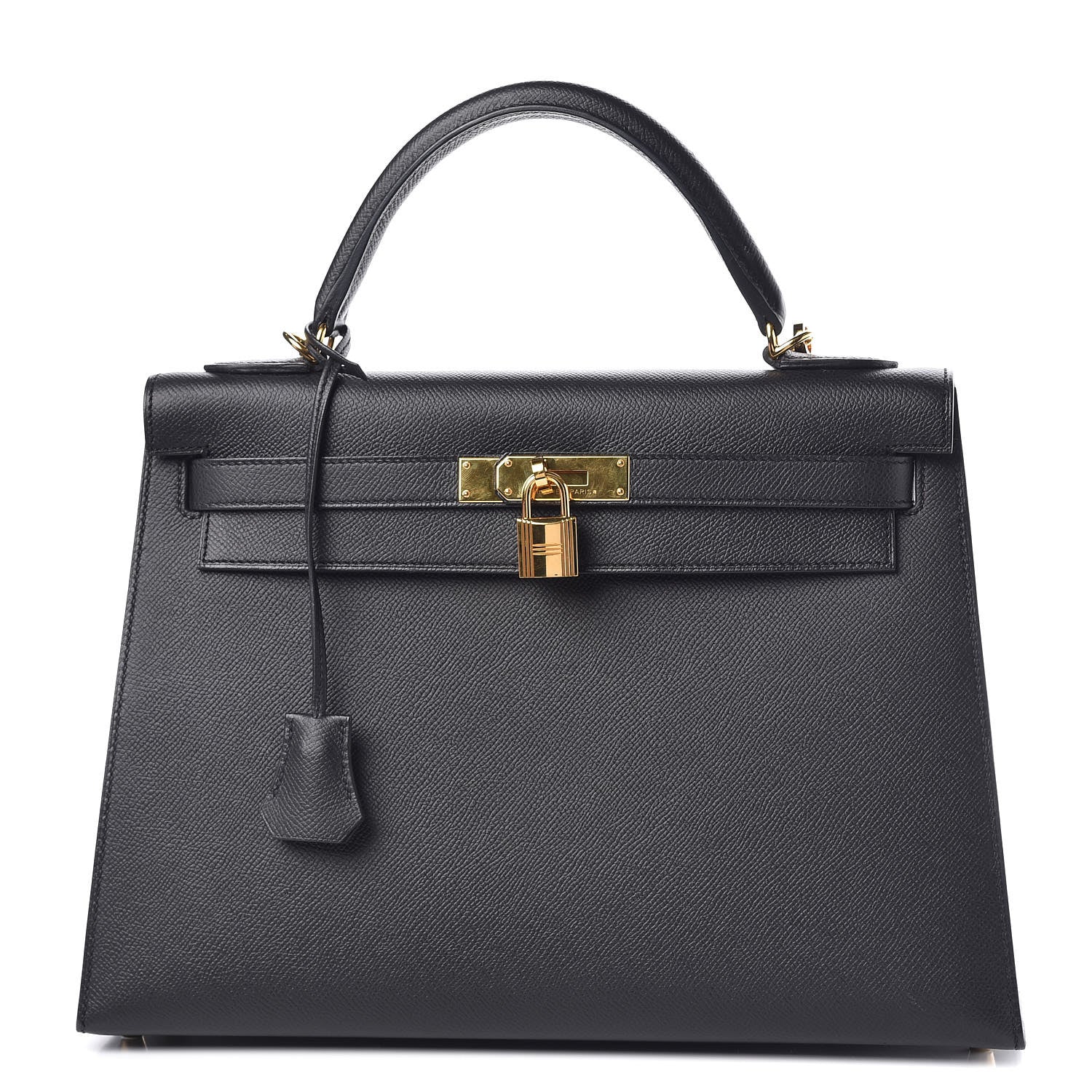 Hermes Epsom Kelly Sellier 32 Black 1 of 45