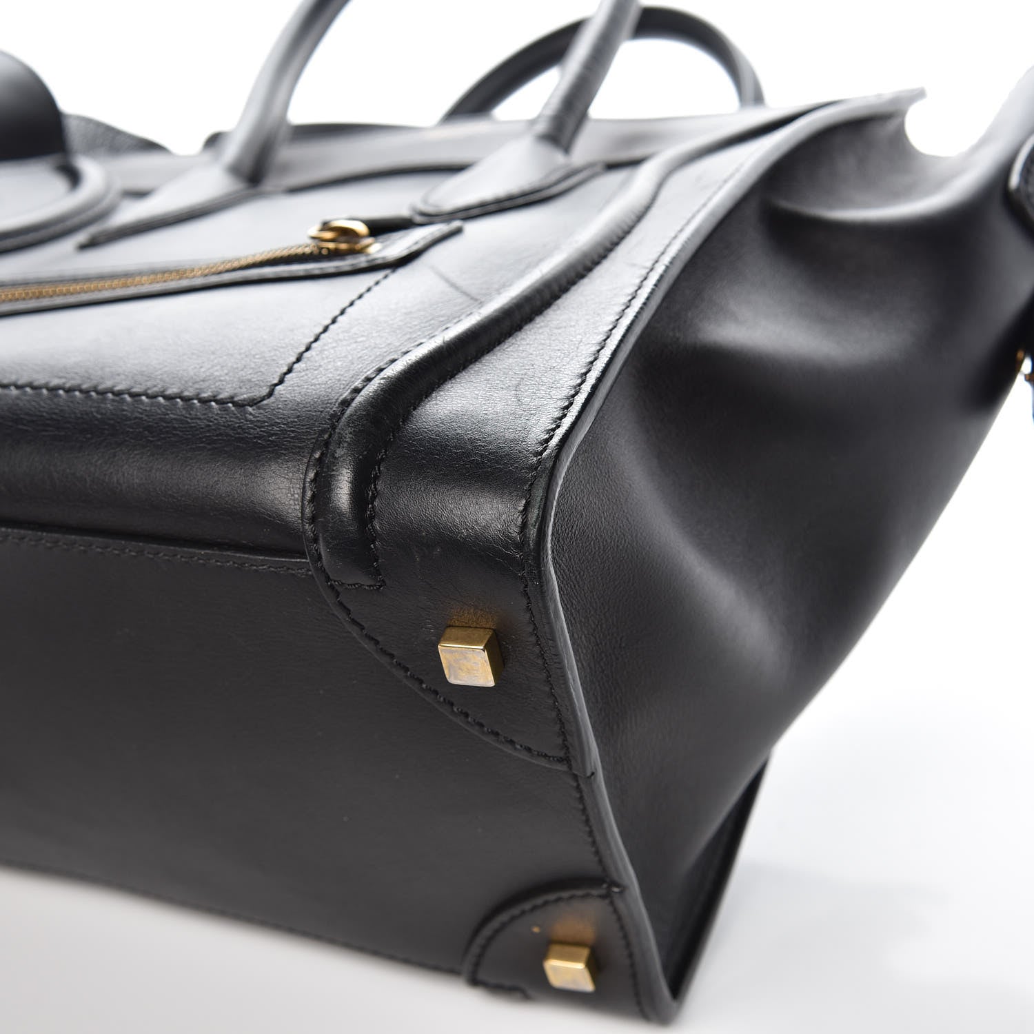 Celine Smooth Calfskin Mini Luggage Black 8 of 11