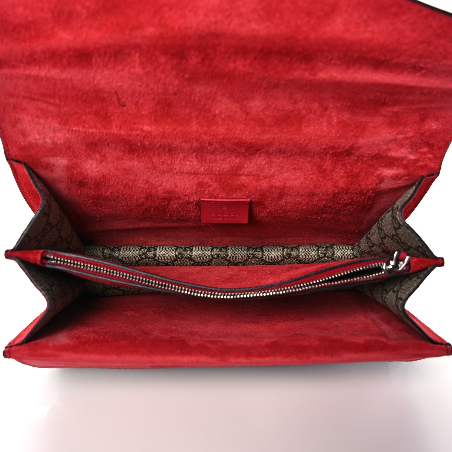 GG Supreme Monogram Small Dionysus Shoulder Bag Red