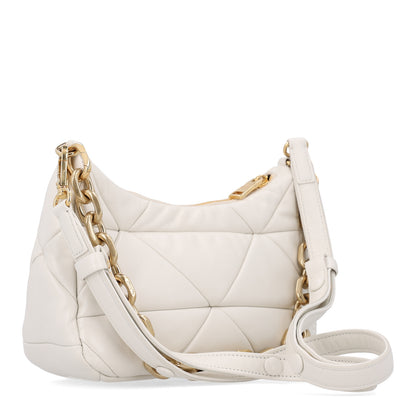 Prada Nappa Triangle Quilted Patchwork System Bag Bianco 3 of 11