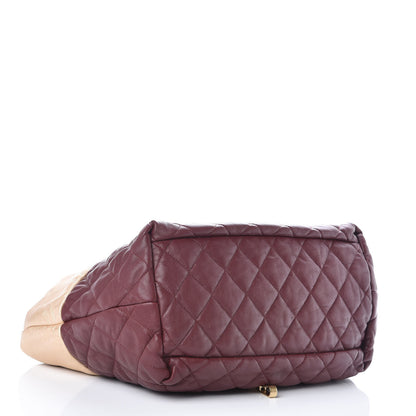 Chanel Metallic Lambskin Small Coco Cocoon Reversible Tote Light Gold 7 of 17