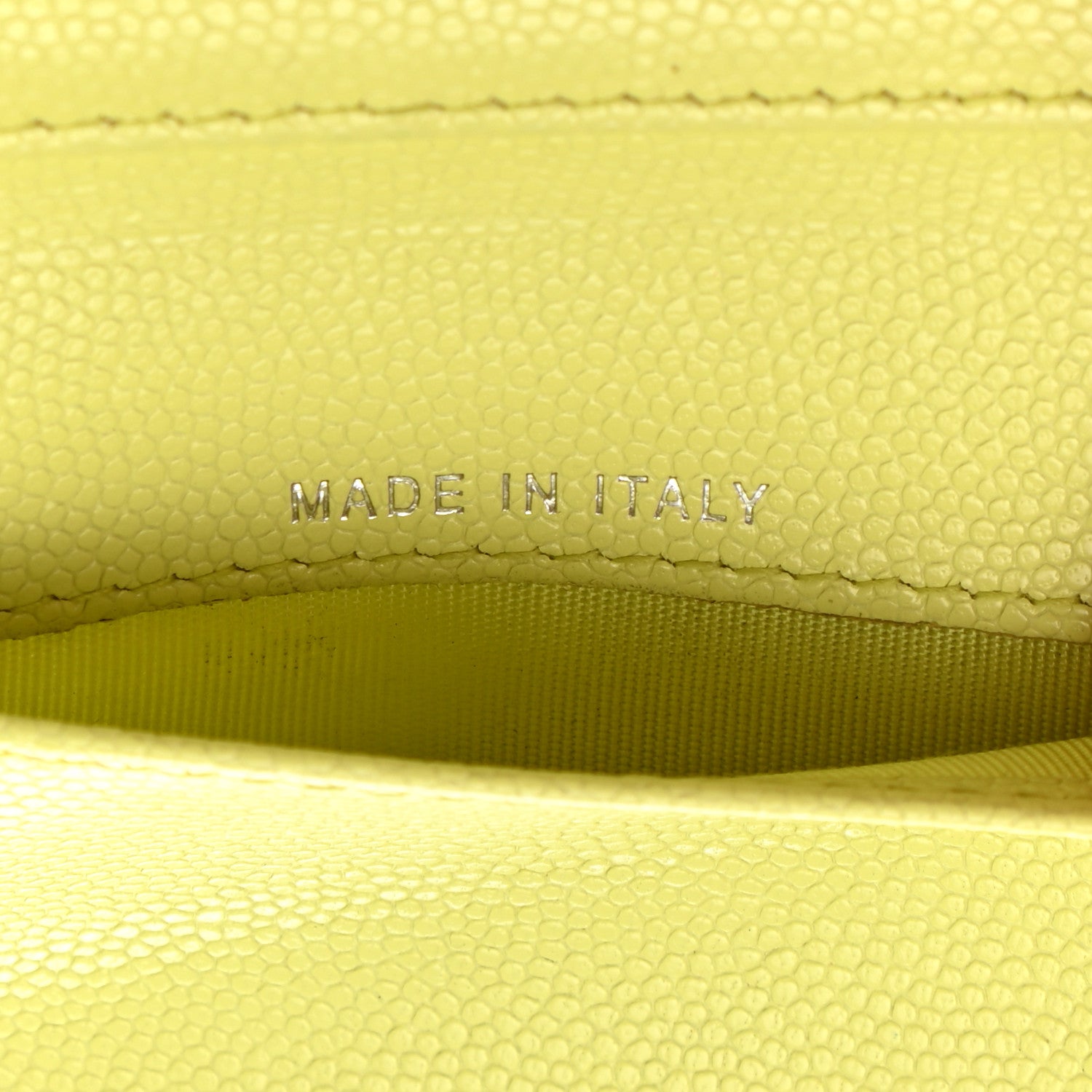 Chanel Caviar Tri-Fold Wallet Light Pink Light Green 7 of 16