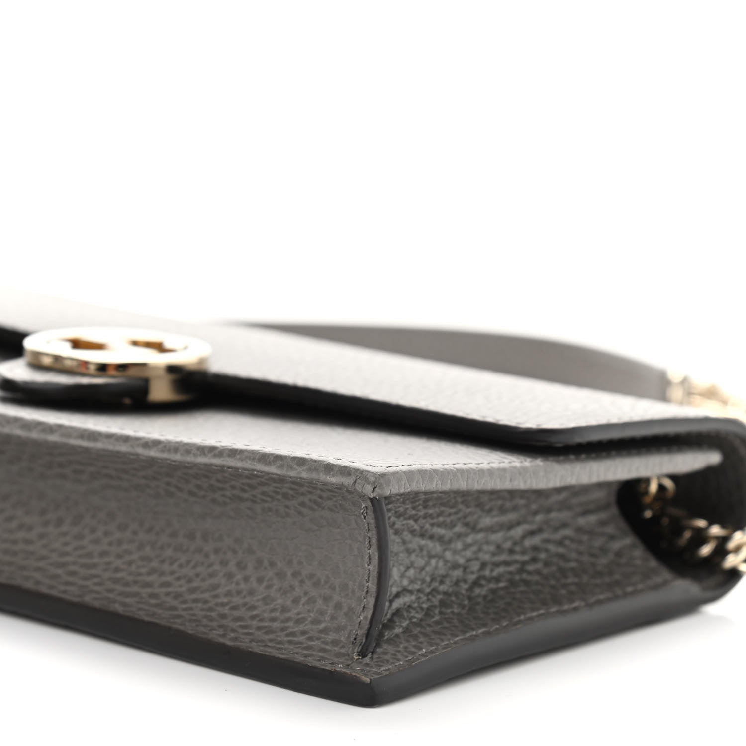Gucci Dollar Calfskin Interlocking G Chain Wallet Loess 6 of 9