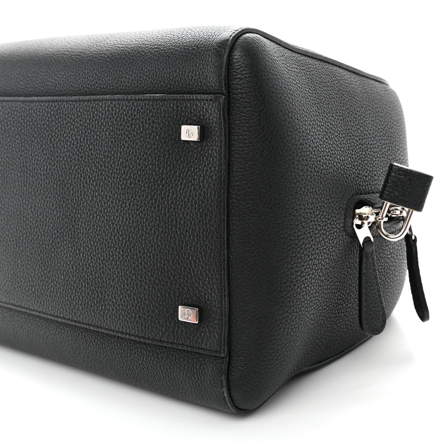 Grained Calfskin The Sporty Bowler 12 Black