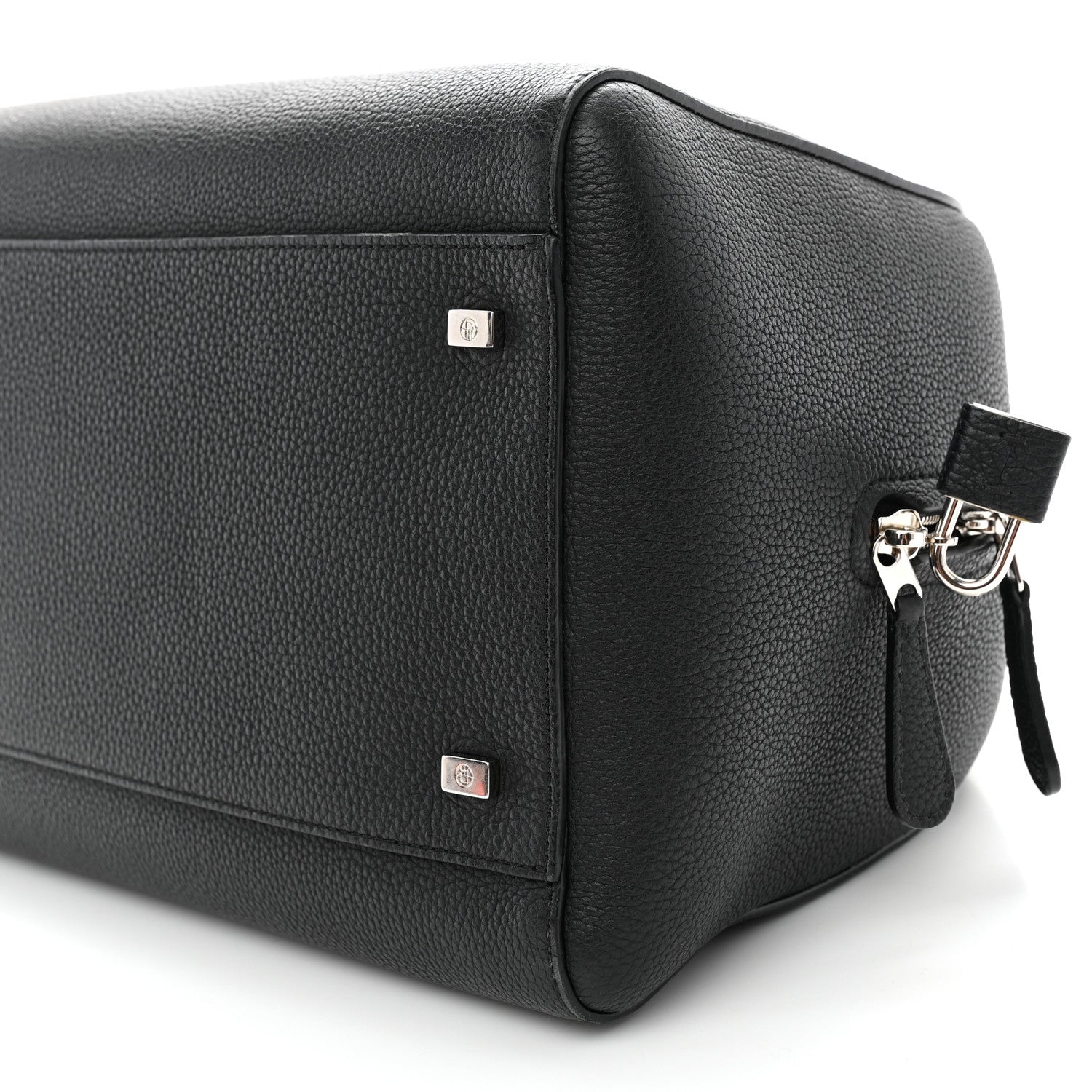 The Row Grained Calfskin The Sporty Bowler 12 Black 5 of 12