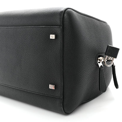 The Row Grained Calfskin The Sporty Bowler 12 Black 5 of 12