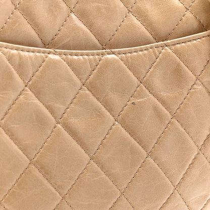 Chanel Glazed Calfskin Quilted Medium Bubble CC Flap Beige 11 of 12