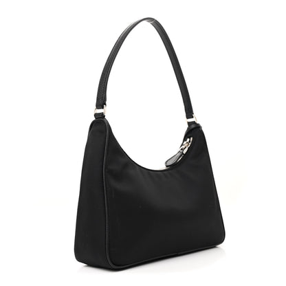 Prada Tessuto Nylon Saffiano Mini Re-Edition 2005 Bag Black 3 of 11