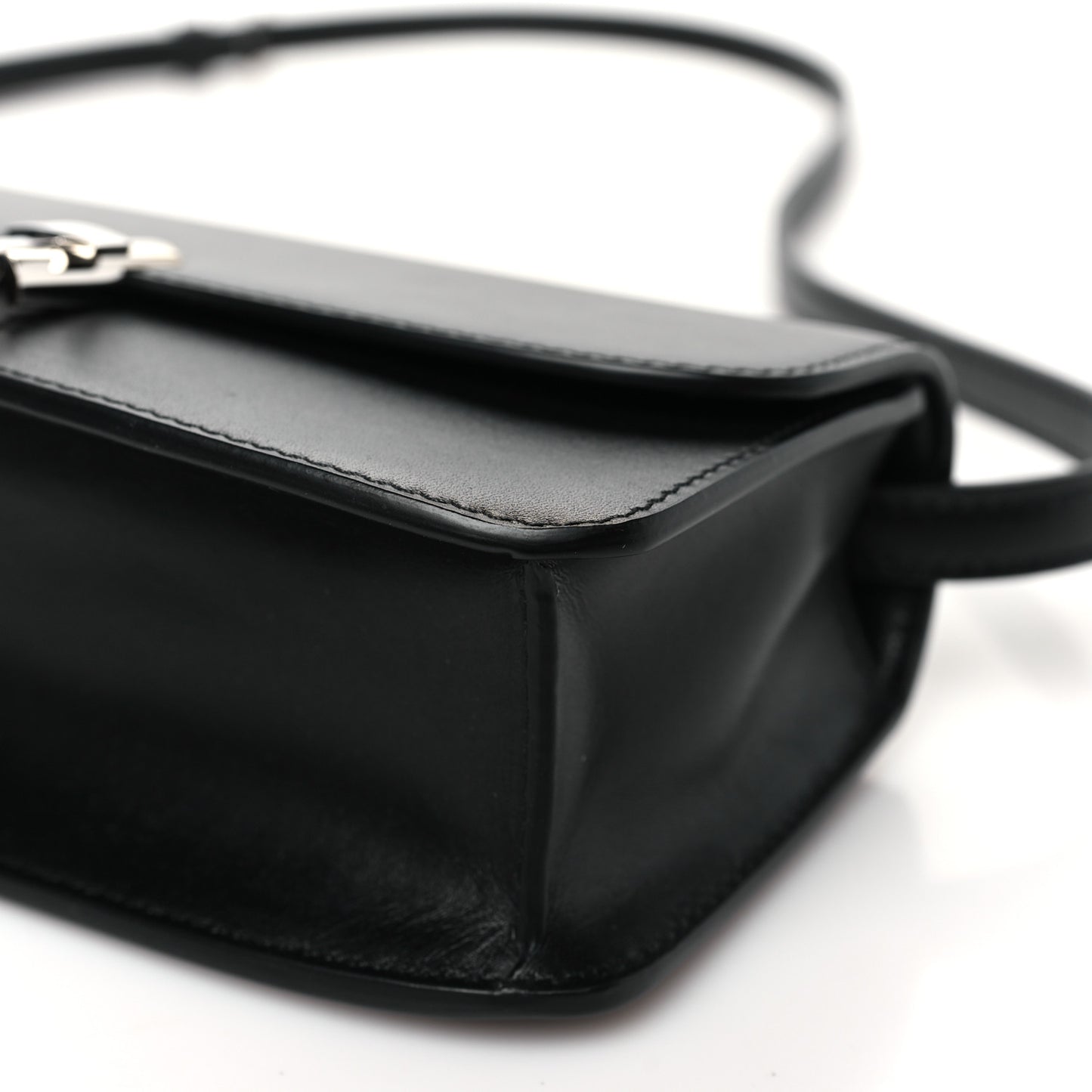 Smooth Calfskin The Sofia E/W Crossbody Black