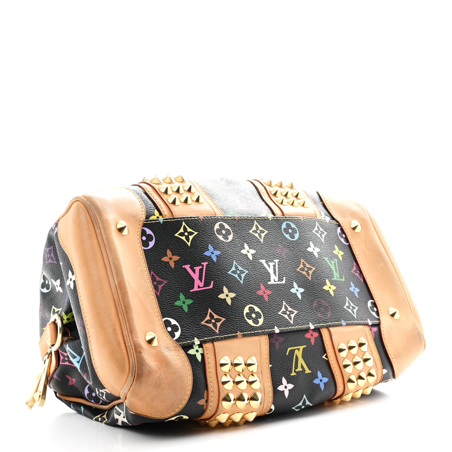 Louis Vuitton Monogram Multicolor Courtney MM Black 4 of 10