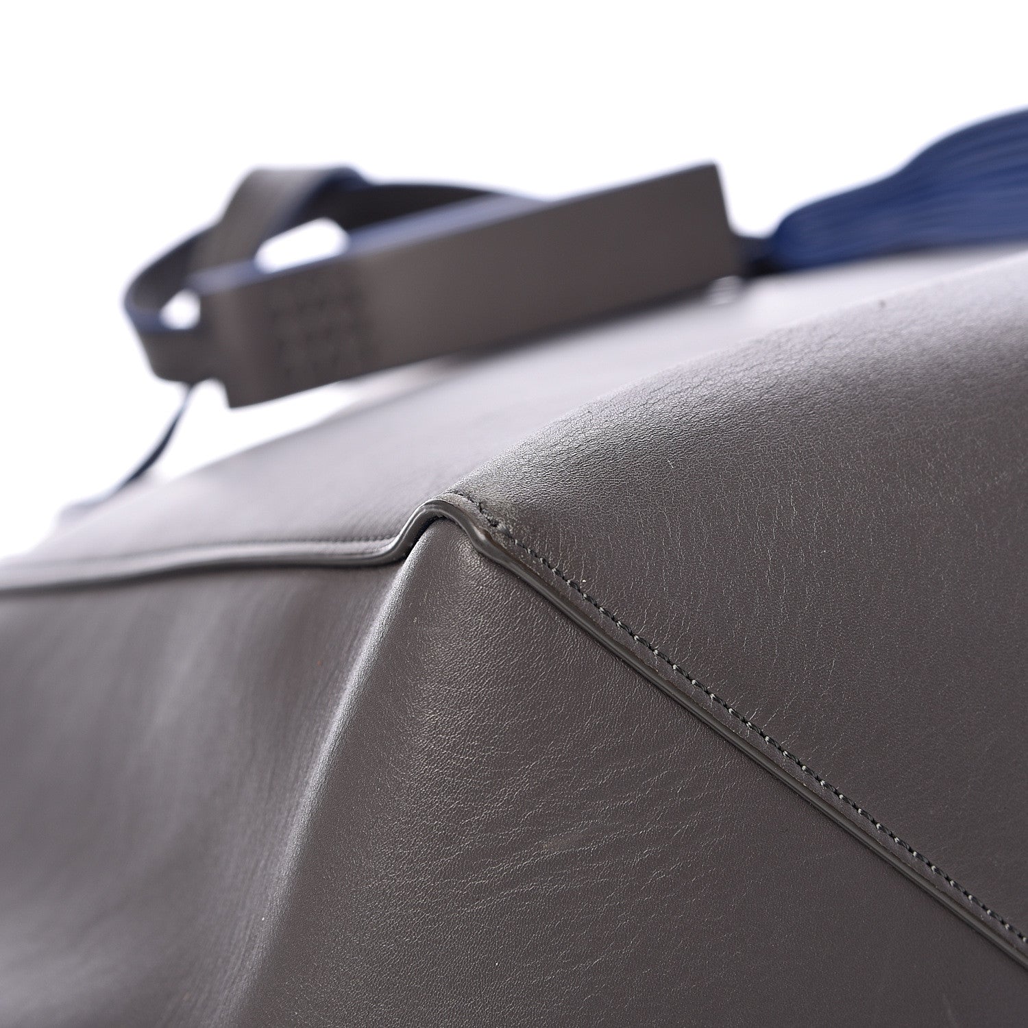 Celine Smooth Calfskin Small Tassel Cabas Phantom Gray Blue 13 of 18
