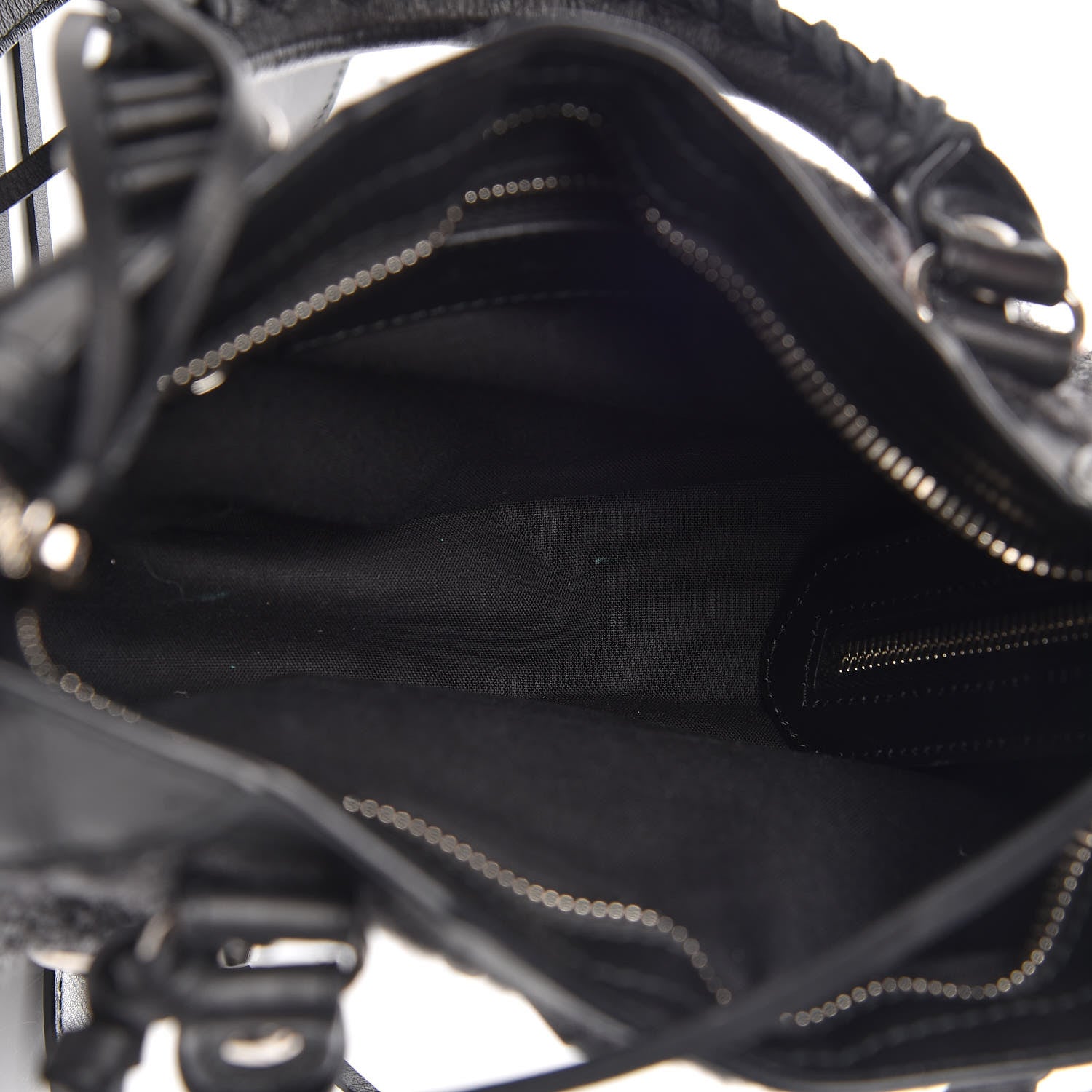 Balenciaga Alpaca Calfskin Classic Silver Hardware Mini City Black 5 of 15