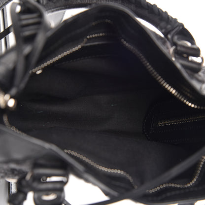 Balenciaga Alpaca Calfskin Classic Silver Hardware Mini City Black 5 of 15