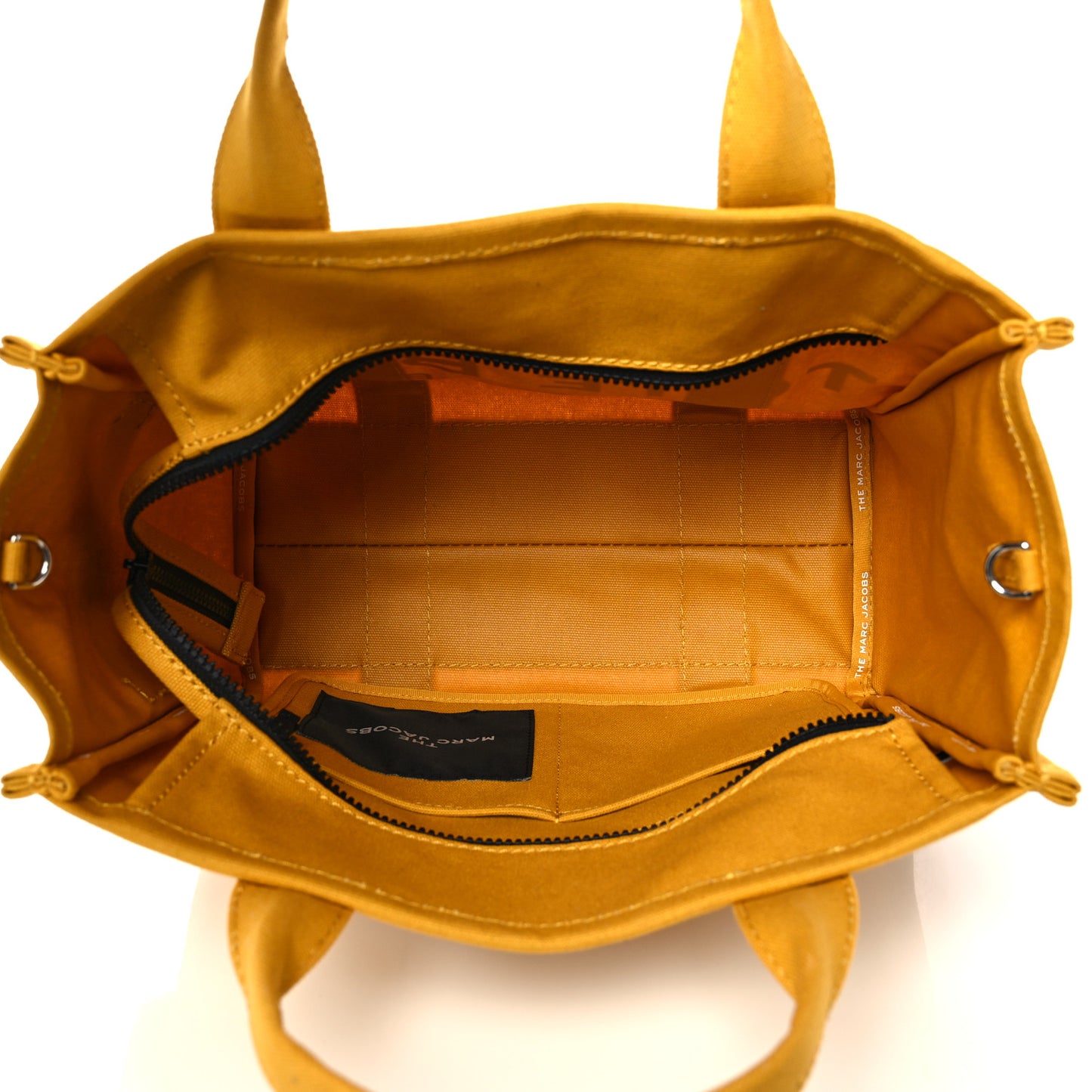 Cotton Canvas The Traveler Tote Bag Slate Yellow
