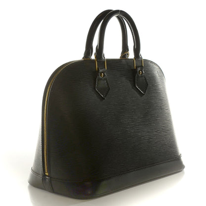 Louis Vuitton Epi Alma PM Black 10 of 14