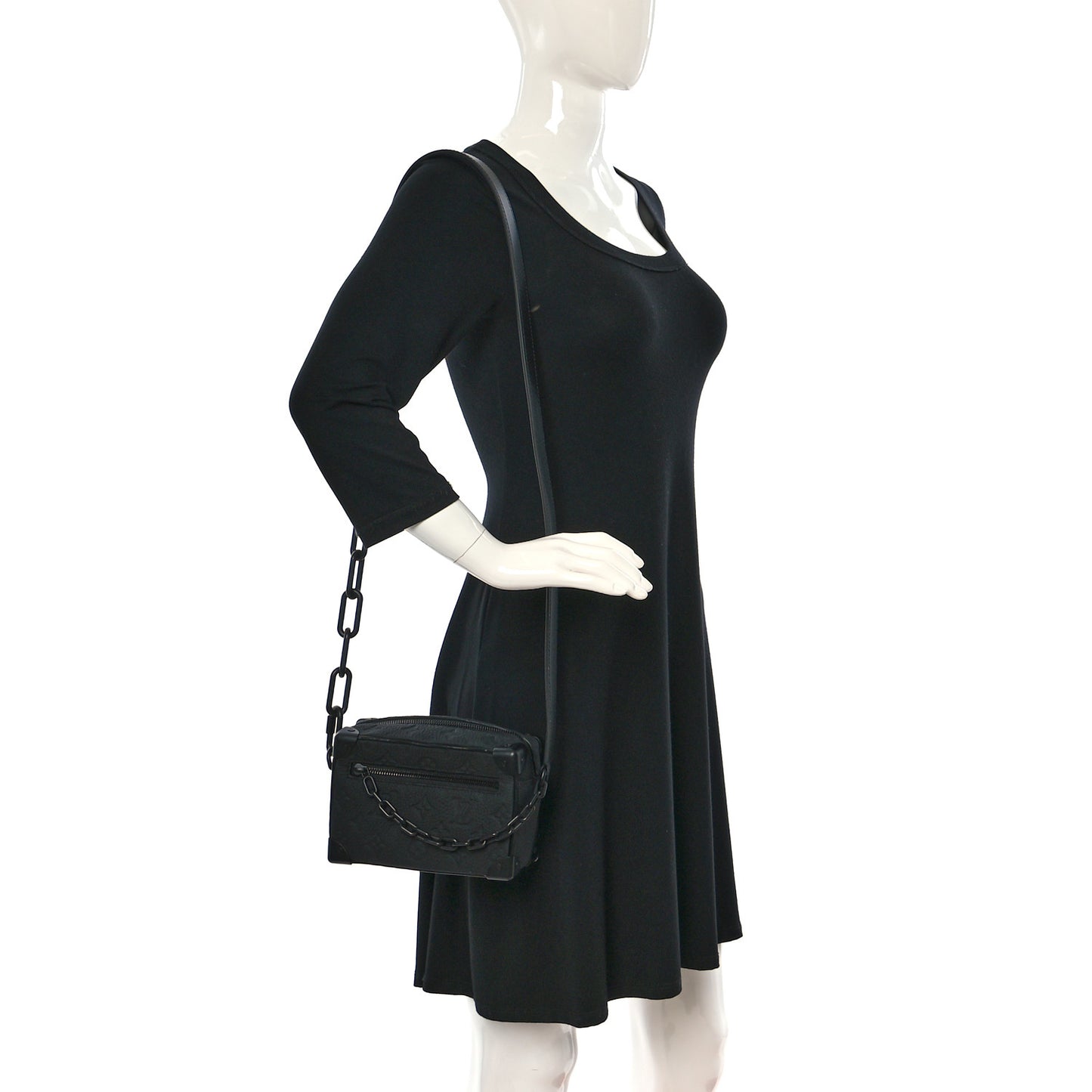 Taurillon Monogram Mini Soft Trunk Black