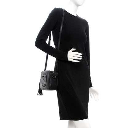 Gucci Pebbled Calfskin Small Soho Disco Bag Black 2 of 7