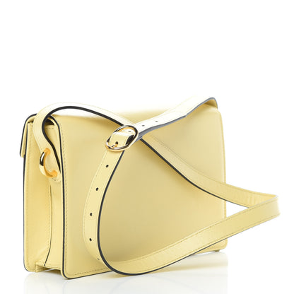 Gucci Textured Calfskin Small Torchon GG Ring Shoulder Bag Butter 3 of 11
