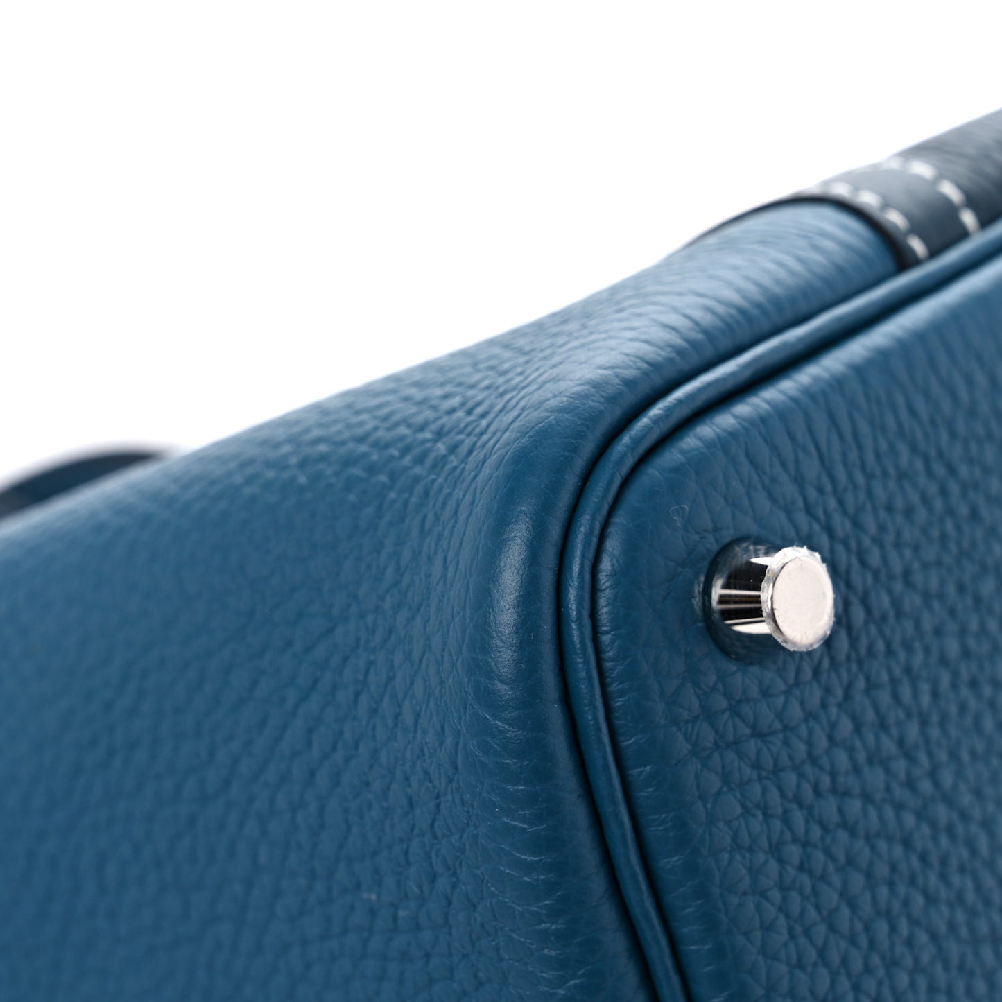 Taurillon Clemence Casaque Picotin Lock 18 PM Vert Bosphore Vert Cypress