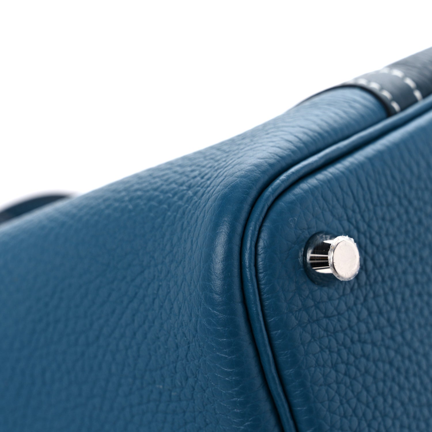 Hermes Taurillon Clemence Casaque Picotin Lock 18 PM Vert Bosphore Vert Cypress 6 of 12