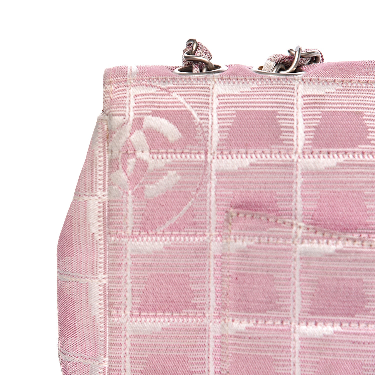 Chanel Nylon Medium Travel Flap Pink 22 of 25