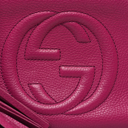 Gucci Cellarius Calfskin Small Soho Disco Bag Bright Bouganville 8 of 13
