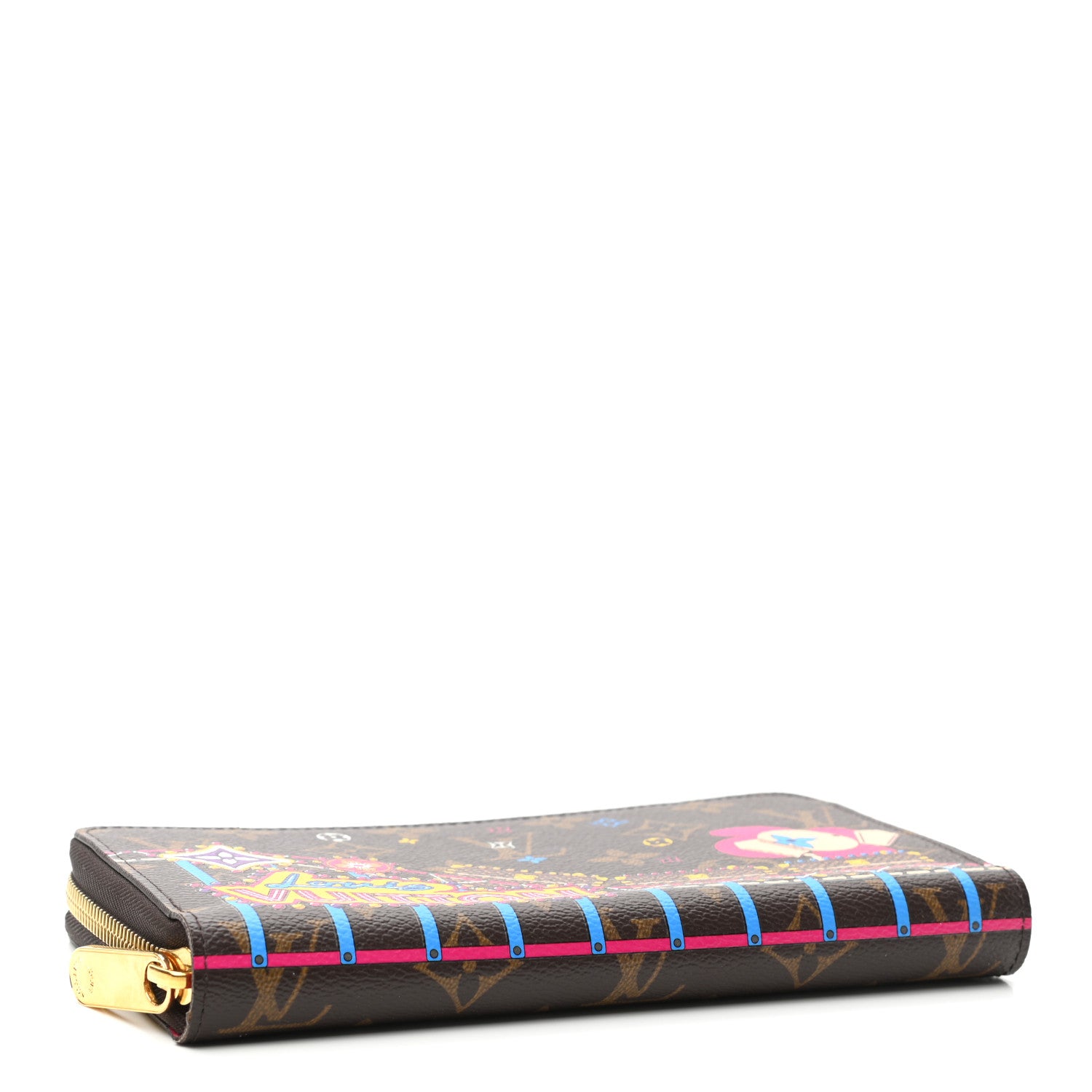 Louis Vuitton Monogram 2020 Christmas Animation Zippy Wallet Pivoine 4 of 7