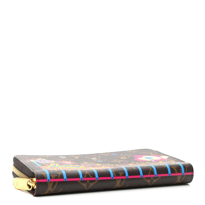 Louis Vuitton Monogram 2020 Christmas Animation Zippy Wallet Pivoine 4 of 7