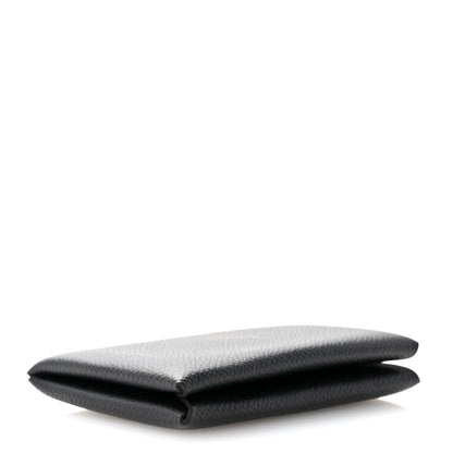 Hermes Epsom Calvi Card Case Black 4 of 7