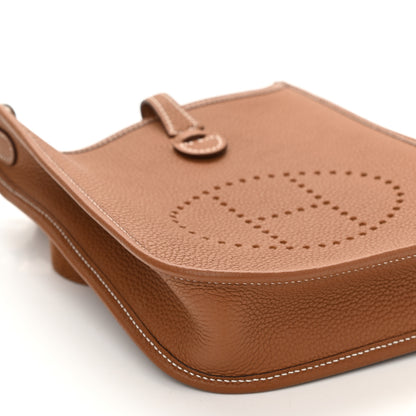 Hermes Taurillon Clemence Evelyne TPM Gold 9 of 10