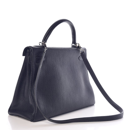 Hermes Togo Kelly Retourne 32 Indigo 3 of 11