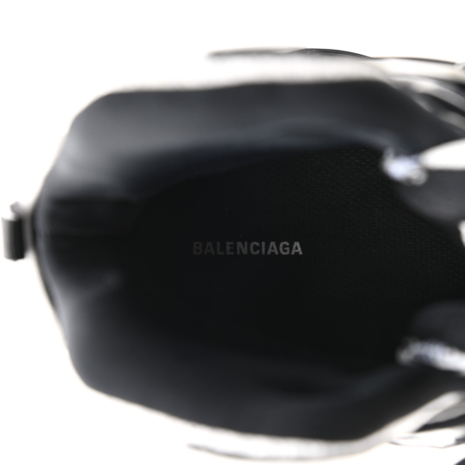 Balenciaga Mesh Nylon Mens Track Hike Sneakers 43 Black White 7 of 9