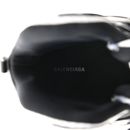 Balenciaga Mesh Nylon Mens Track Hike Sneakers 43 Black White 7 of 9