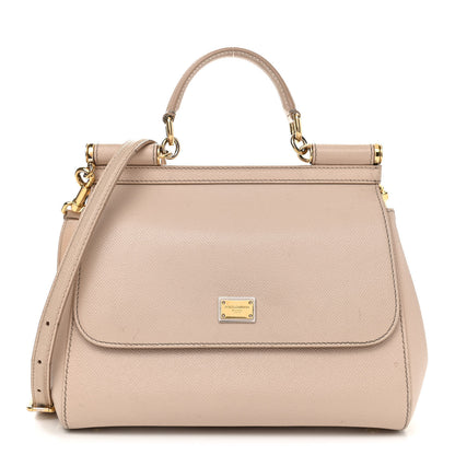 Dolce & Gabbana Dauphine Medium Miss Sicily Satchel Beige 1 of 12
