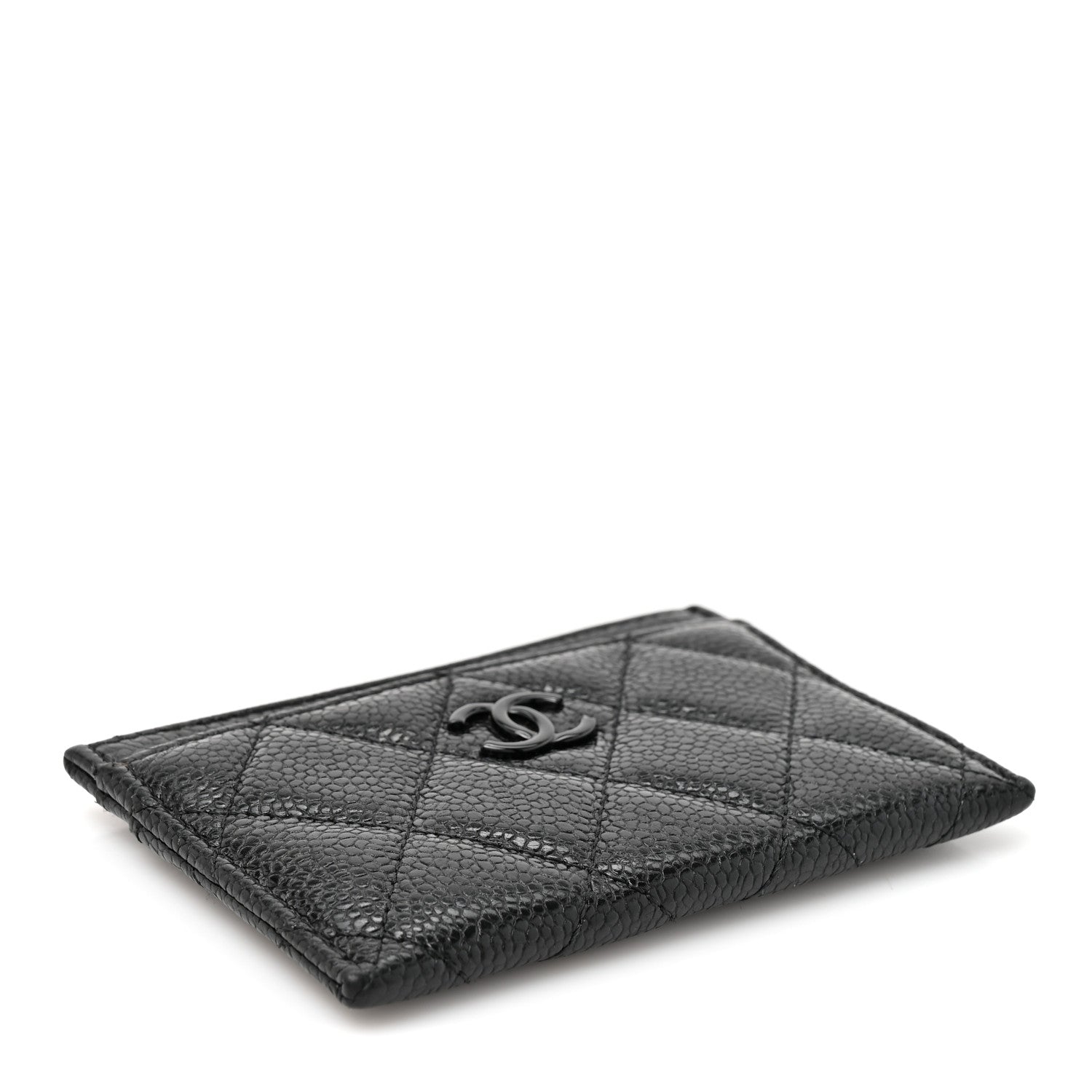 Chanel Caviar Quilted Incognito Card Holder Black Black 4 of 8
