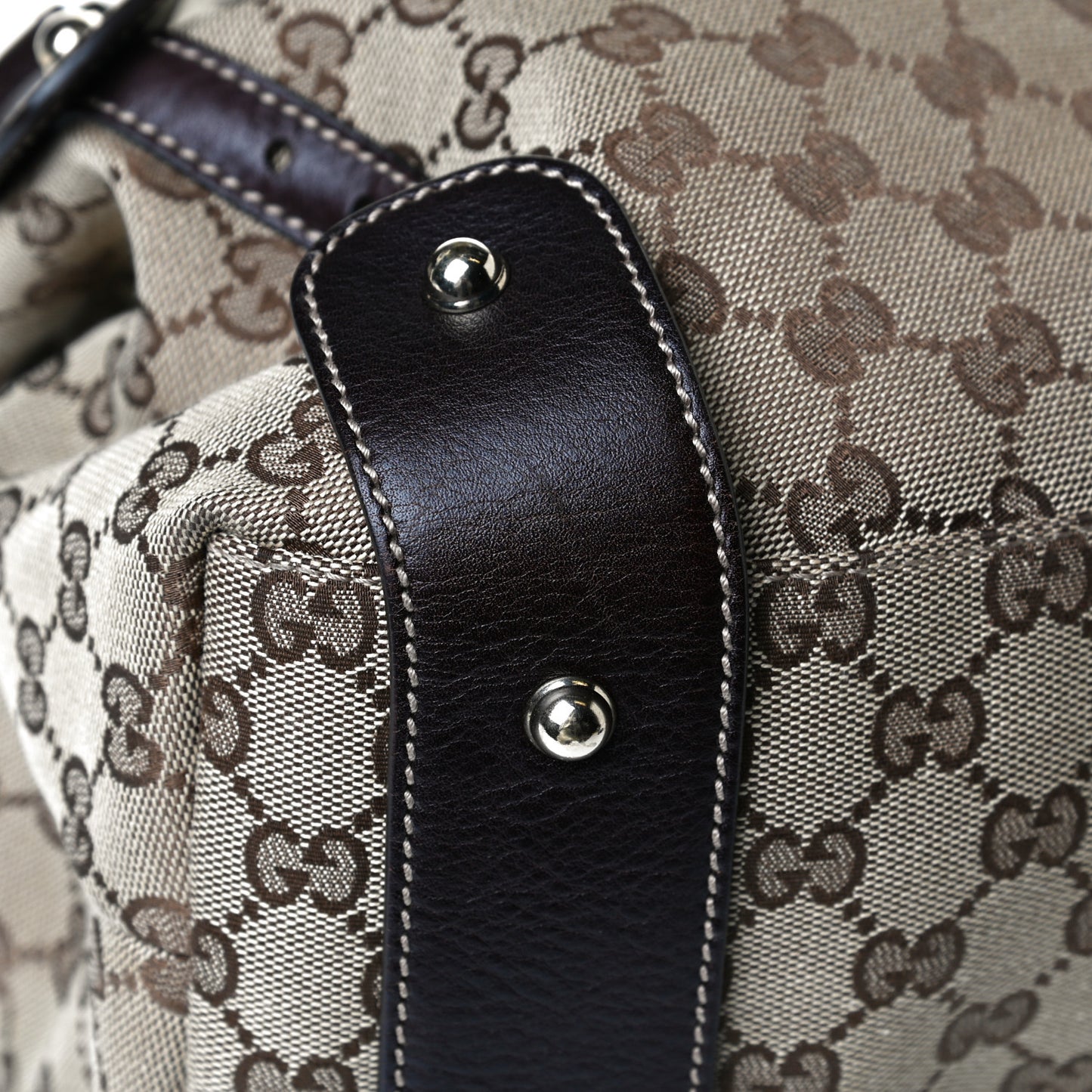 Monogram Medium Pelham Shoulder Bag Dark Brown