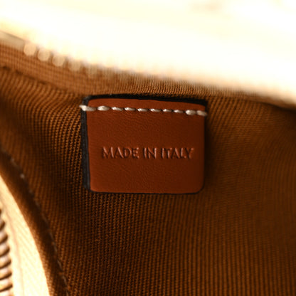 Celine Canvas Calfskin Mini Ava Triomphe Shoulder Bag White 6 of 11