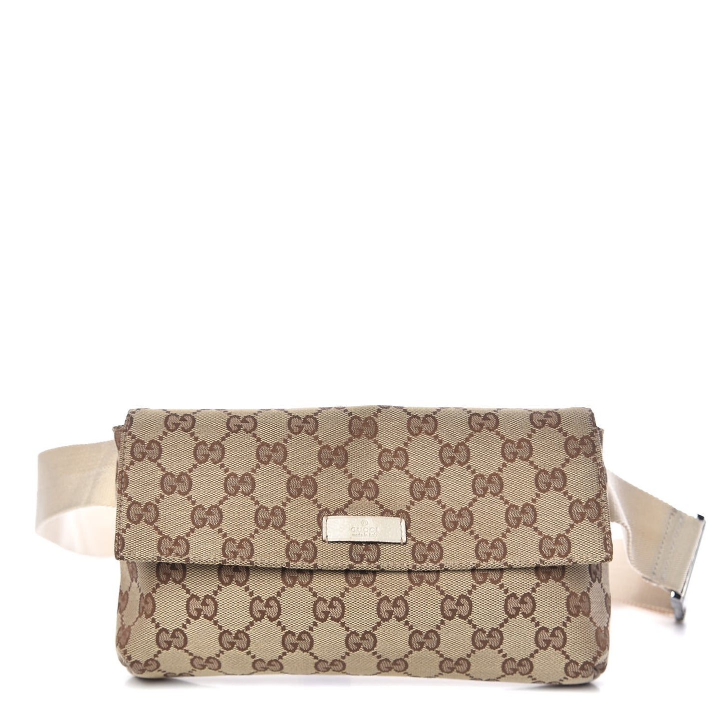 Monogram Belt Bag White